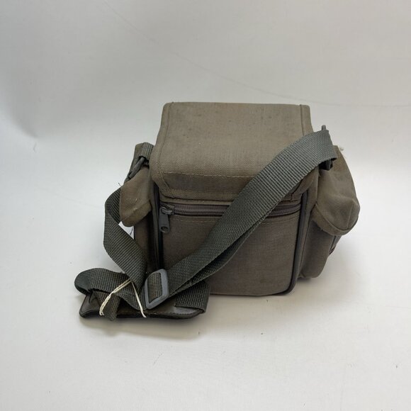 Vintage Optex Grey / Red Shoulder Carry Camera Bag Retro Photography - Picture 8 of 10